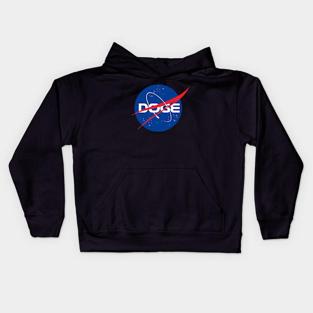 Doge to the Moon !!! Kids Hoodie by JamesCMarshall